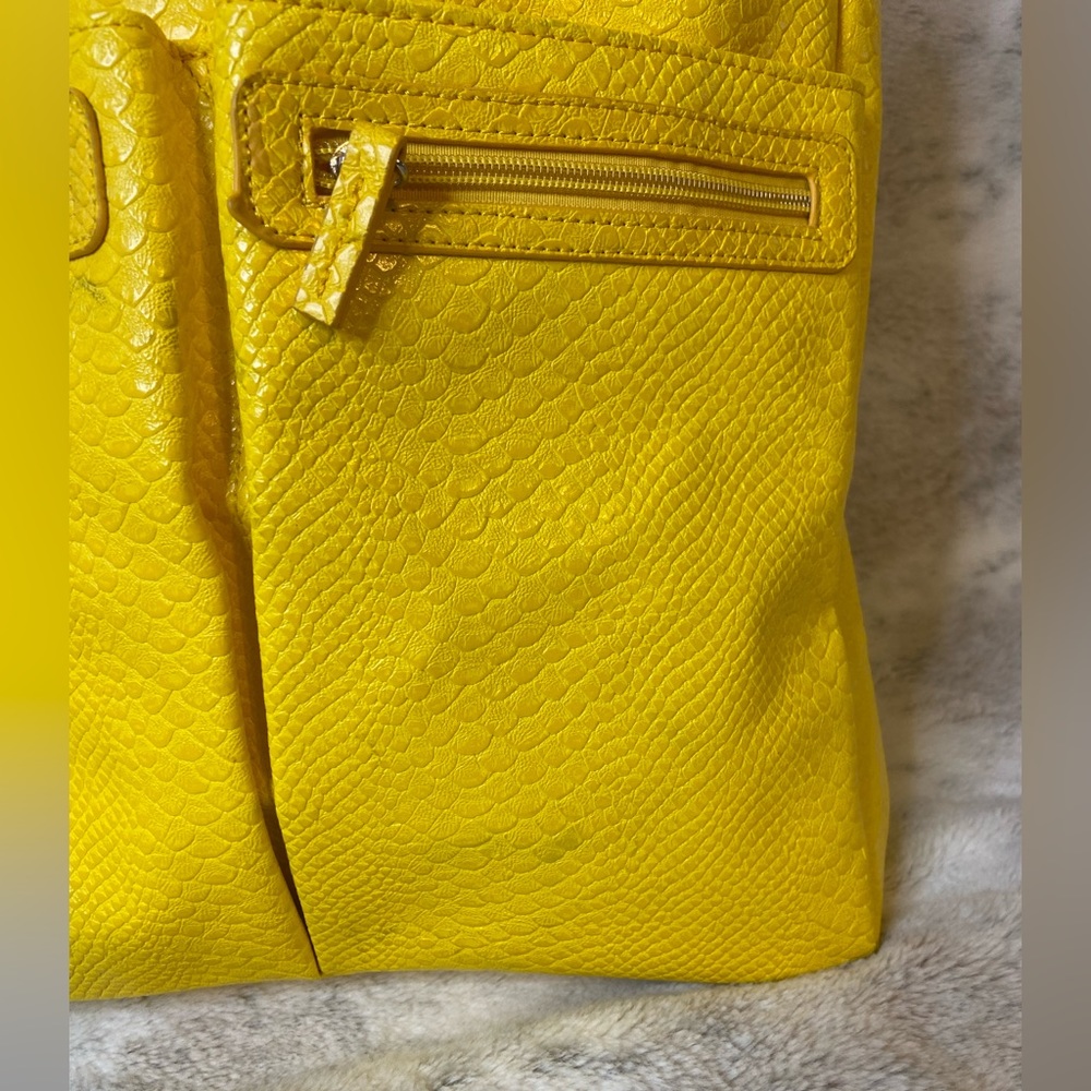 Golden Yellow Neiman Marcus Tote Bag - Picture 4 of 12